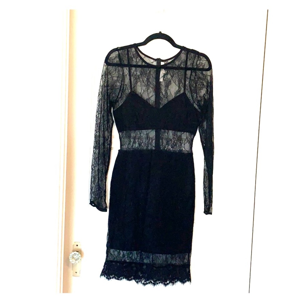 Black lace Lovers & Friends dress